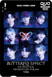 FANTASTICS オリジナルQUOカード（500円分）