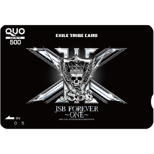 三代目 J SOUL BROTHERS オリジナルQUOカード（500円分）