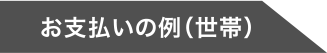 お支払いの例（世帯）