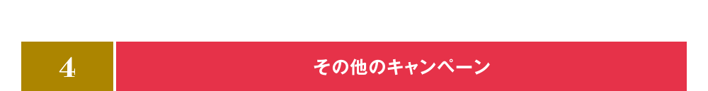[4] その他のキャンペーン